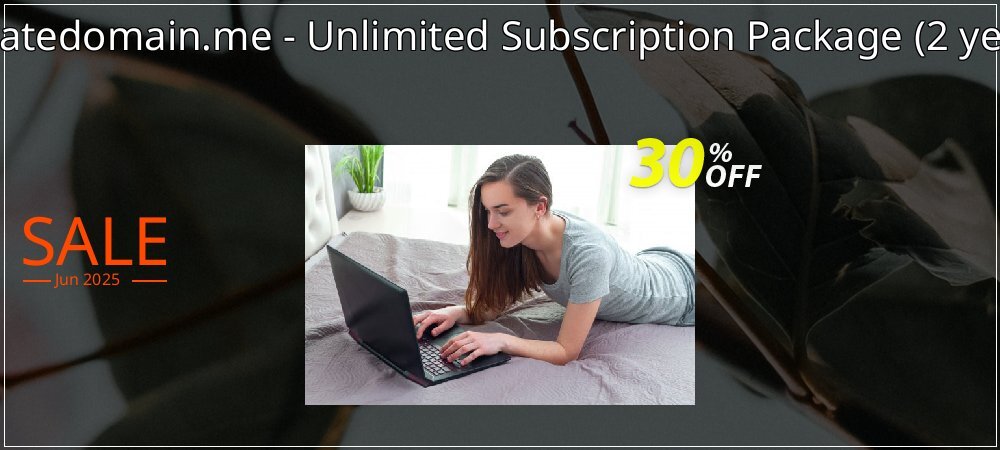 Privatedomain.me - Unlimited Subscription Package - 2 years  coupon on Nude Day sales