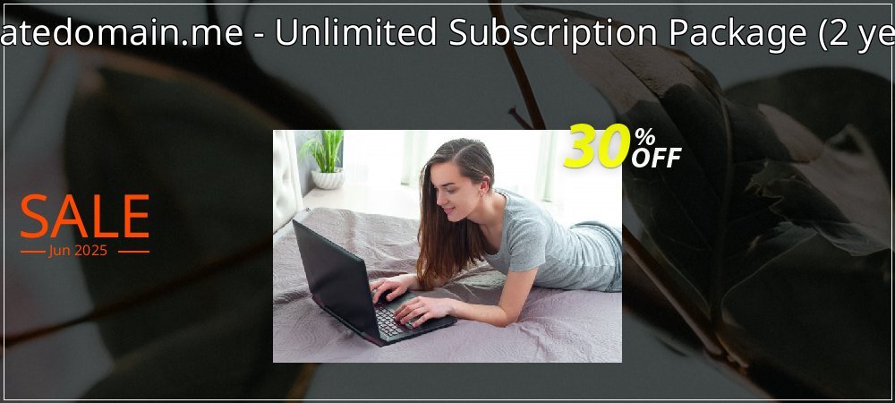 Privatedomain.me - Unlimited Subscription Package - 2 years  coupon on Easter Day super sale