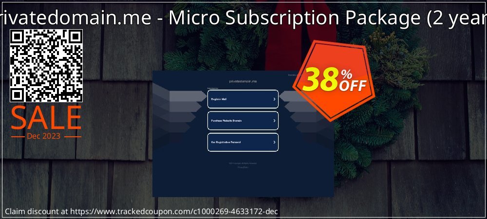 Privatedomain.me - Micro Subscription Package - 2 years  coupon on April Fools' Day deals