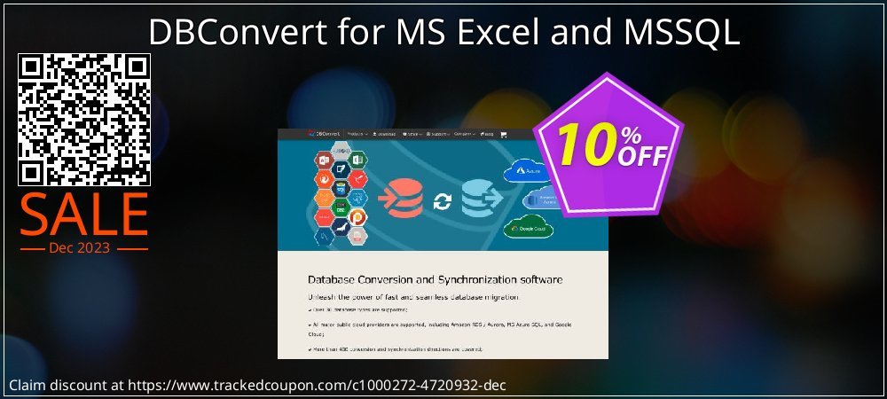 DBConvert for MS Excel and MSSQL coupon on April Fools Day offering discount