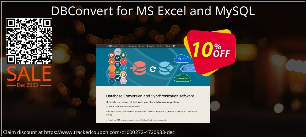 DBConvert for MS Excel and MySQL coupon on Easter Day super sale