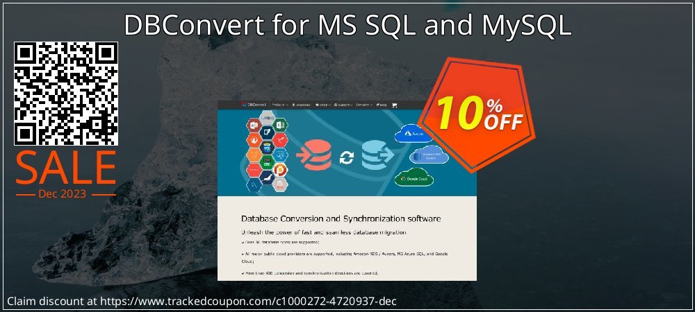 DBConvert for MS SQL and MySQL coupon on Working Day offer