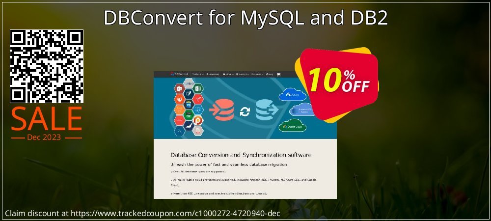 DBConvert for MySQL and DB2 coupon on National Walking Day offering discount