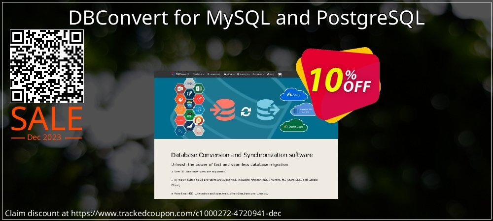 DBConvert for MySQL and PostgreSQL coupon on World Party Day offering sales