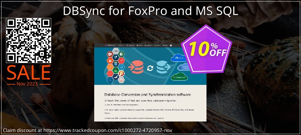 DBSync for FoxPro and MS SQL coupon on April Fools' Day discount