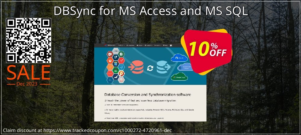 Get 10% OFF DBSync for MS Access and MS SQL promo