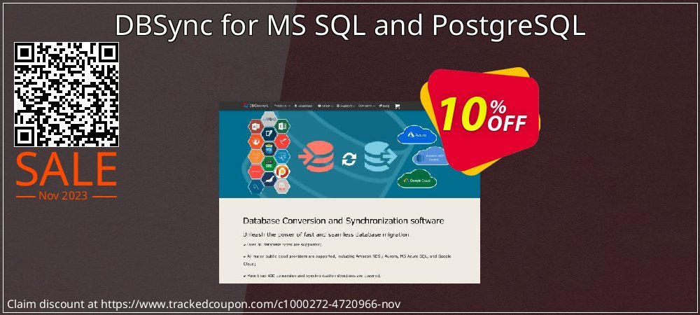 DBSync for MS SQL and PostgreSQL coupon on World Party Day discount