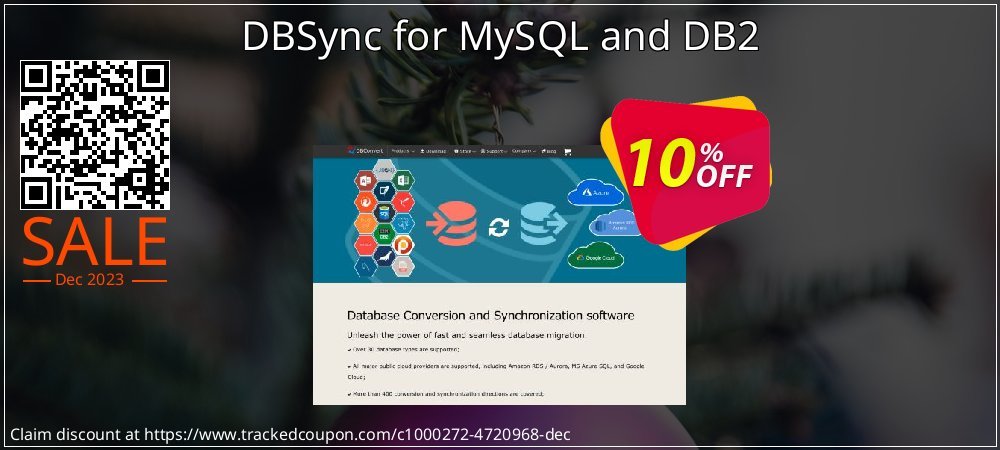 DBSync for MySQL and DB2 coupon on Easter Day offering sales