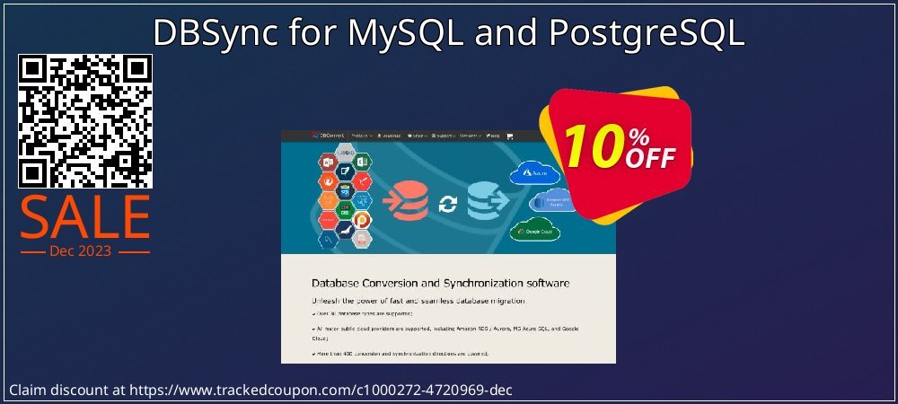DBSync for MySQL and PostgreSQL coupon on April Fools' Day offering sales