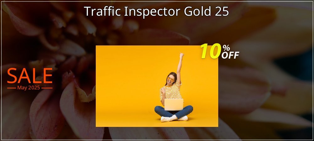 Traffic Inspector Gold 25 coupon on World Party Day offer