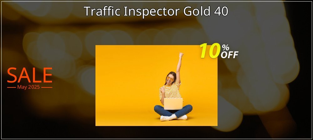 Traffic Inspector Gold 40 coupon on National Pizza Party Day super sale