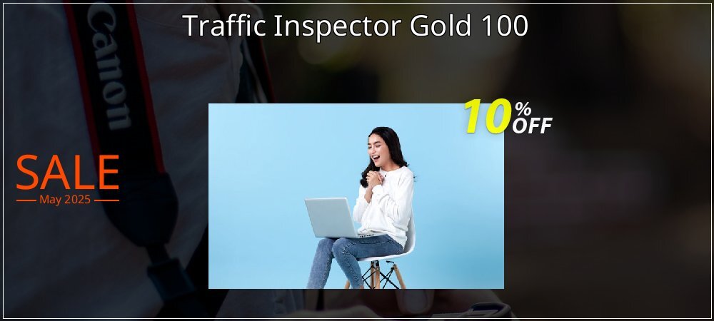 Traffic Inspector Gold 100 coupon on National Smile Day offering sales