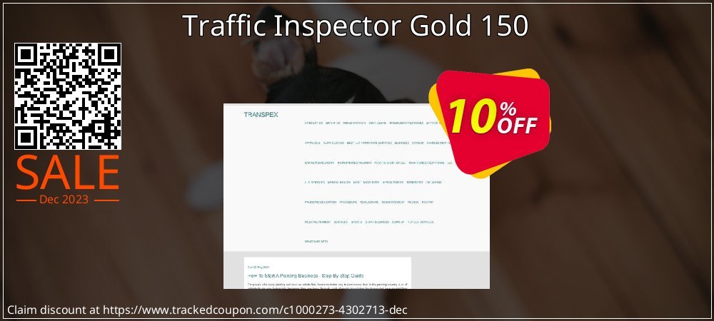 Traffic Inspector Gold 150 coupon on Easter Day promotions