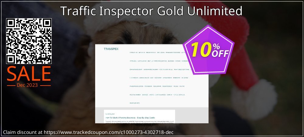 Traffic Inspector Gold Unlimited coupon on Easter Day offering discount