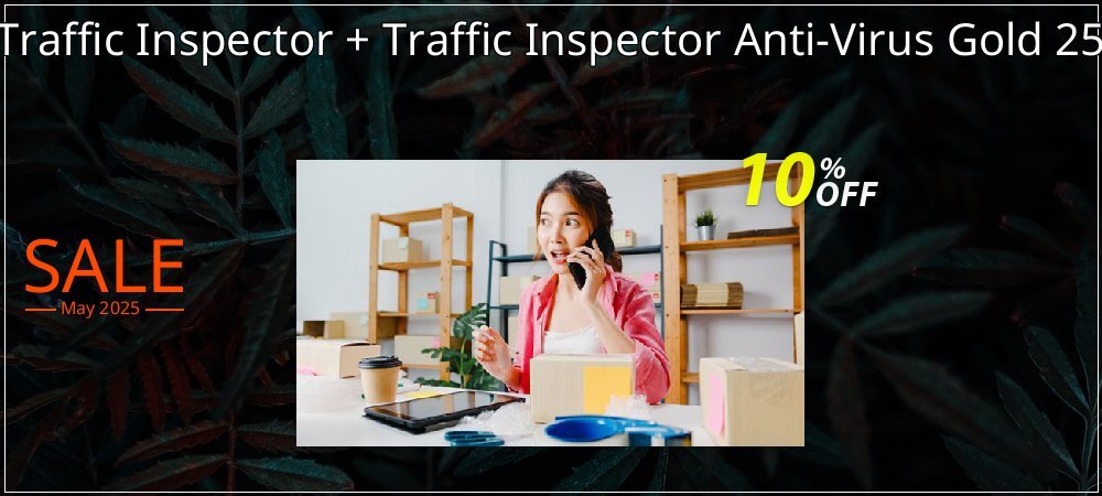 Traffic Inspector + Traffic Inspector Anti-Virus Gold 25 coupon on April Fools' Day offering discount