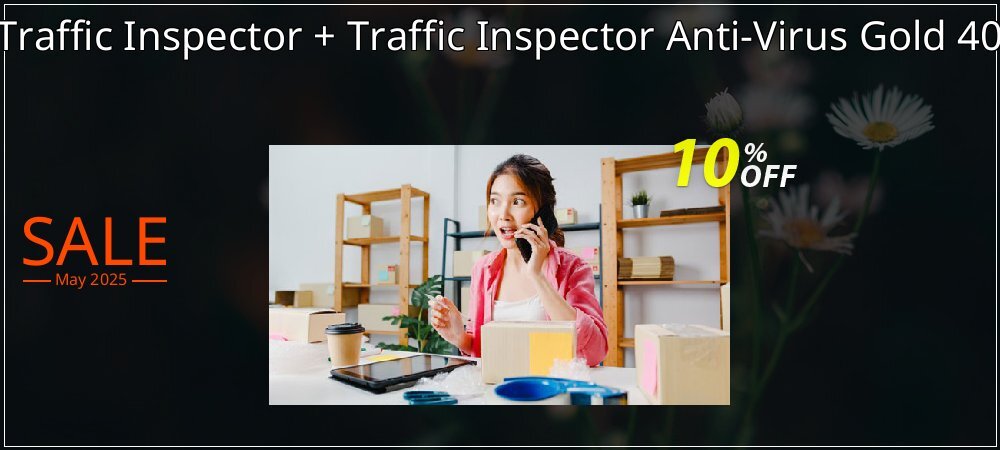 Traffic Inspector + Traffic Inspector Anti-Virus Gold 40 coupon on April Fools' Day offering sales