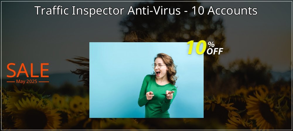 Traffic Inspector Anti-Virus - 10 Accounts coupon on World Party Day super sale