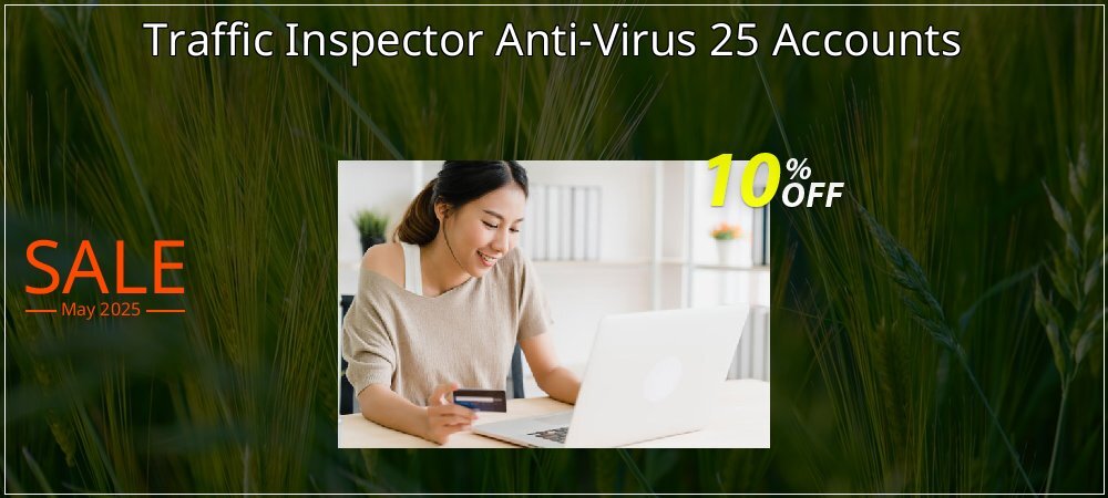 Traffic Inspector Anti-Virus 25 Accounts coupon on World Password Day deals