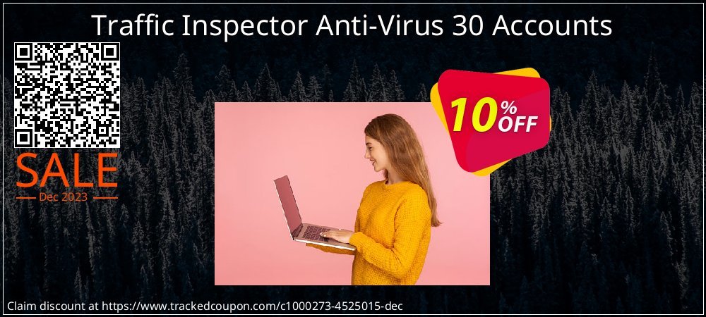Traffic Inspector Anti-Virus 30 Accounts coupon on National Walking Day deals