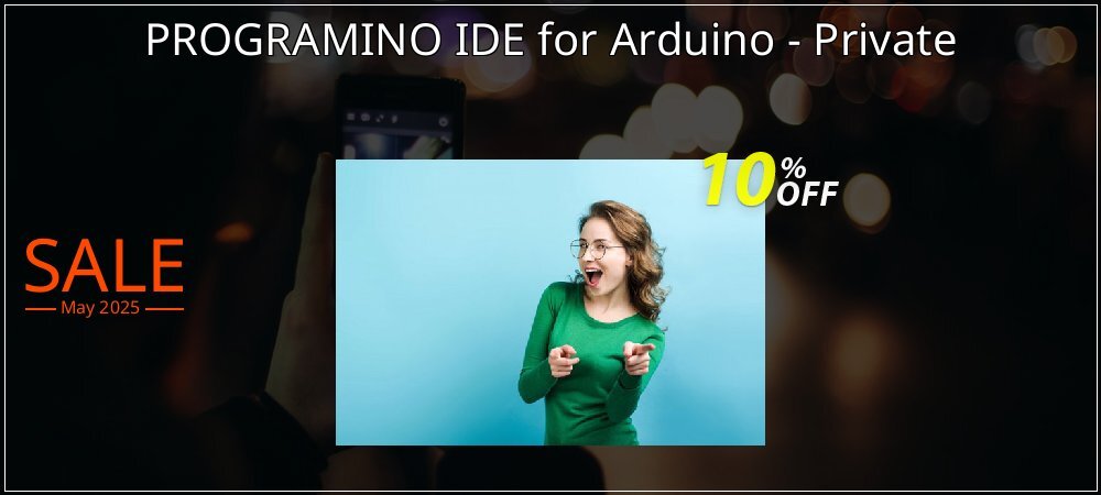 PROGRAMINO IDE for Arduino - Private coupon on Mother Day discount