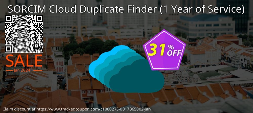 SORCIM Cloud Duplicate Finder - 1 Year of Service  coupon on National Download Day offering discount