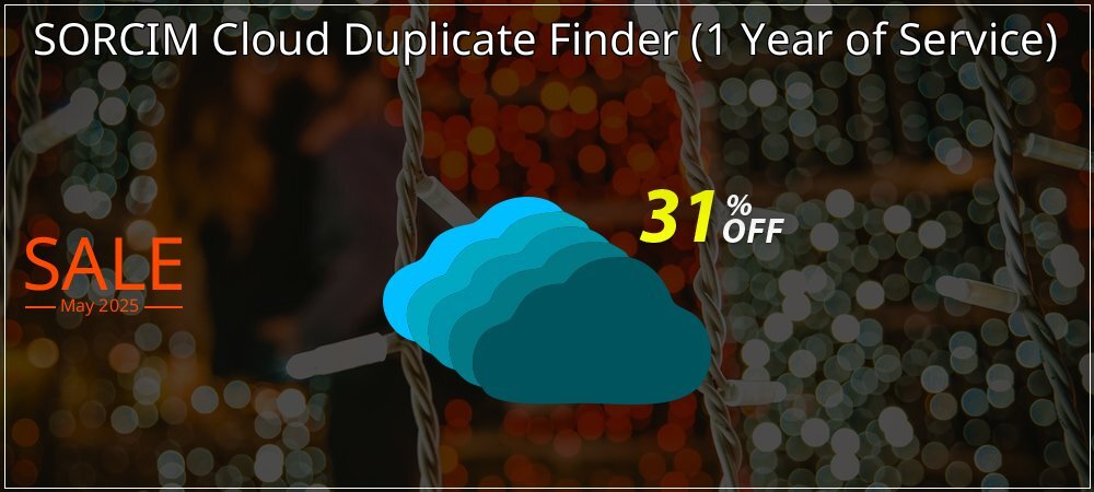 SORCIM Cloud Duplicate Finder - 1 Year of Service  coupon on April Fools' Day offering sales