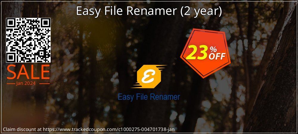 Easy File Renamer - 2 year  coupon on Easter Day offer
