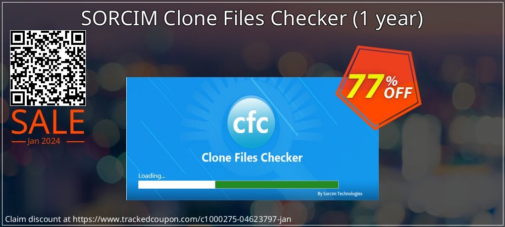 SORCIM Clone Files Checker - 1 year  coupon on New Year's Day sales