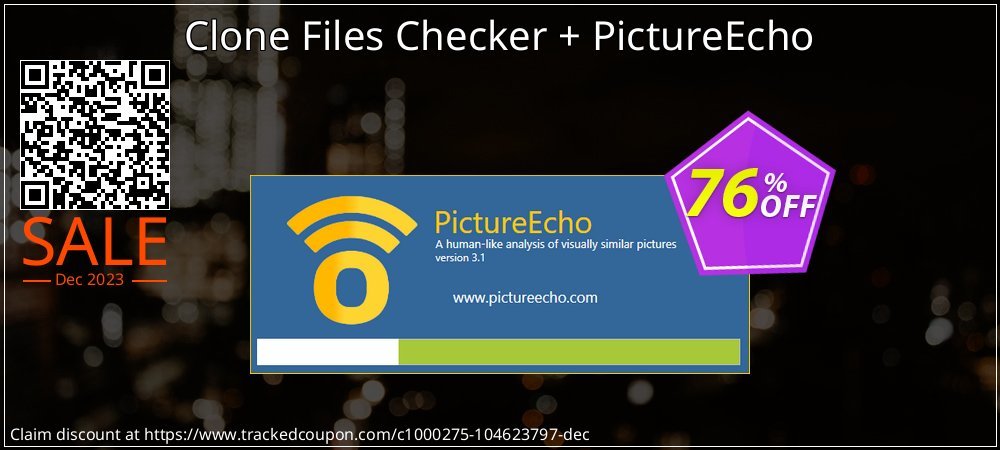 Clone Files Checker + PictureEcho coupon on World Population Day offering sales