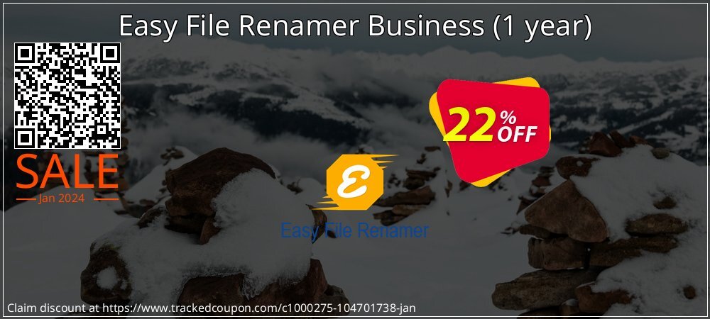 Easy File Renamer Business - 1 year  coupon on Easter Day discount