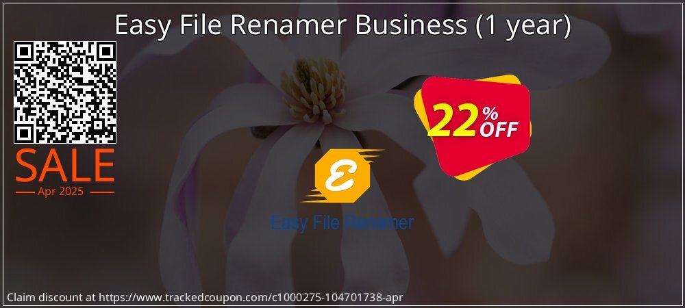 Easy File Renamer Business - 1 year  coupon on Virtual Vacation Day offer