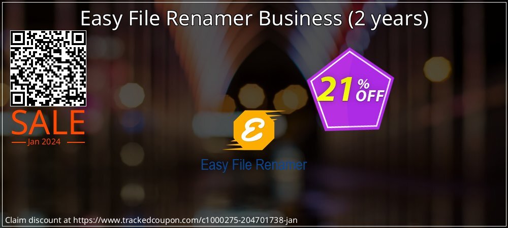 Easy File Renamer Business - 2 years  coupon on Easter Day offering discount