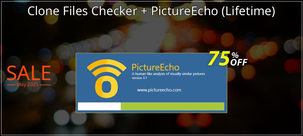 Clone Files Checker + PictureEcho - Lifetime  coupon on Working Day offering sales