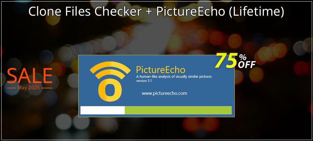 Clone Files Checker + PictureEcho - Lifetime  coupon on April Fools Day discount