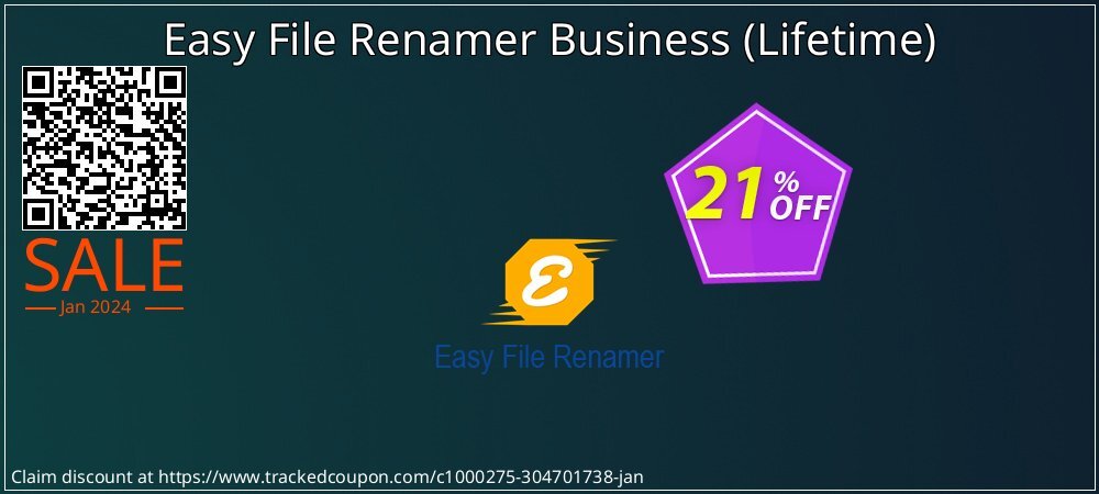 Easy File Renamer Business - Lifetime  coupon on Easter Day offering sales