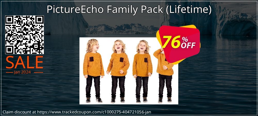 PictureEcho Family Pack - Lifetime  coupon on Back to School offering sales