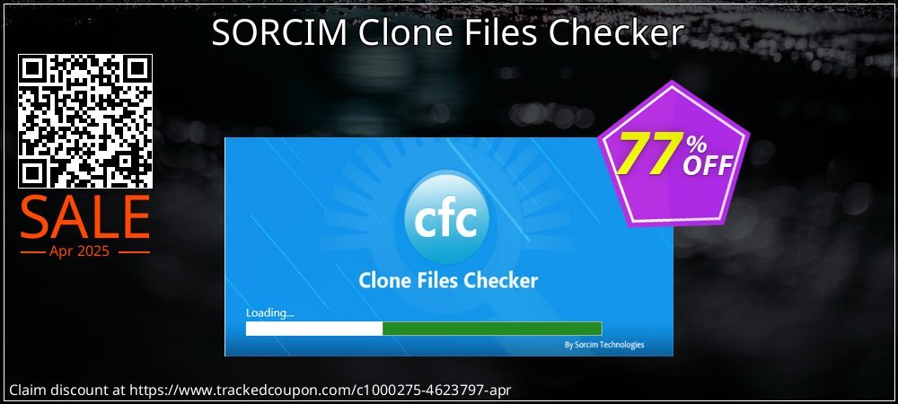 SORCIM Clone Files Checker coupon on April Fools' Day deals