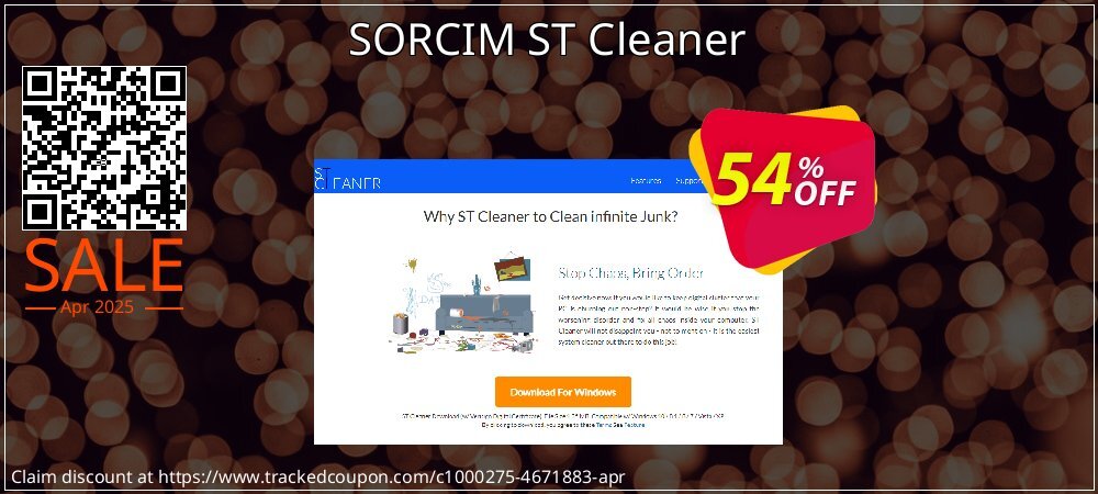 SORCIM ST Cleaner coupon on Easter Day sales