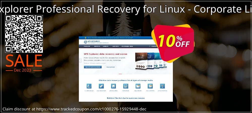 UFS Explorer Professional Recovery for Linux - Corporate License coupon on Easter Day super sale
