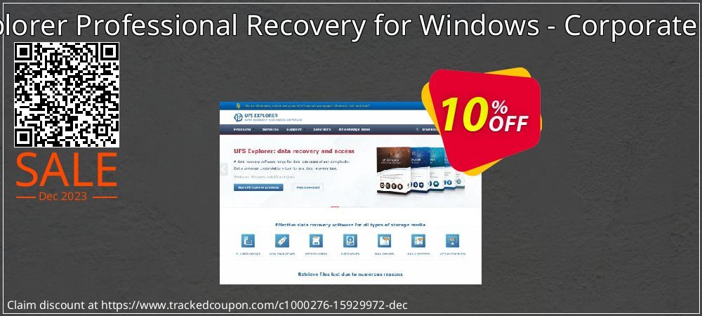 UFS Explorer Professional Recovery for Windows - Corporate License coupon on April Fools' Day promotions