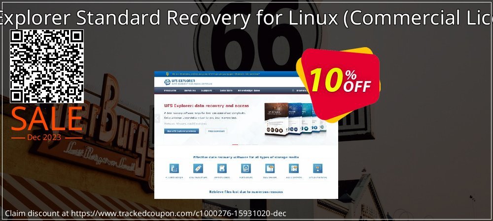 UFS Explorer Standard Recovery for Linux - Commercial License  coupon on National Walking Day discount