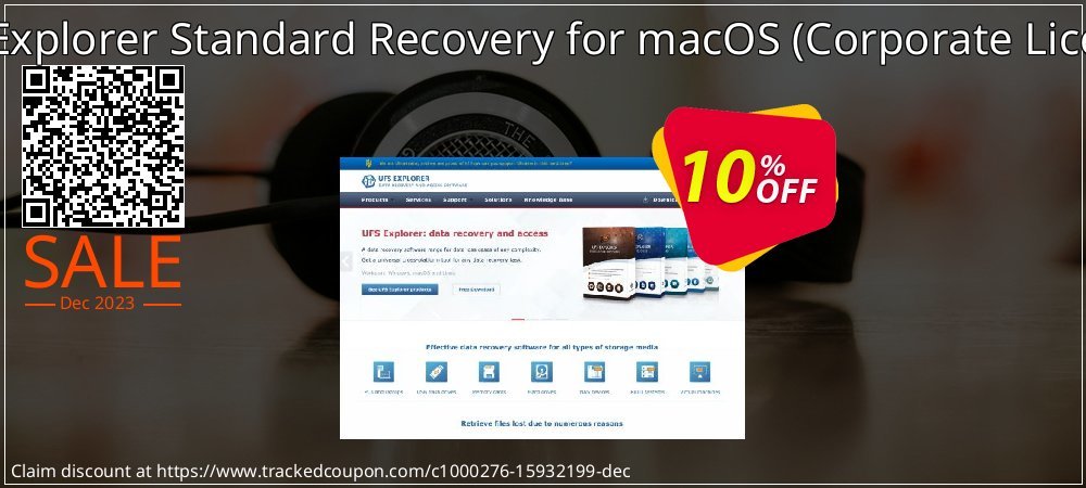 UFS Explorer Standard Recovery for macOS - Corporate License  coupon on April Fools' Day offer