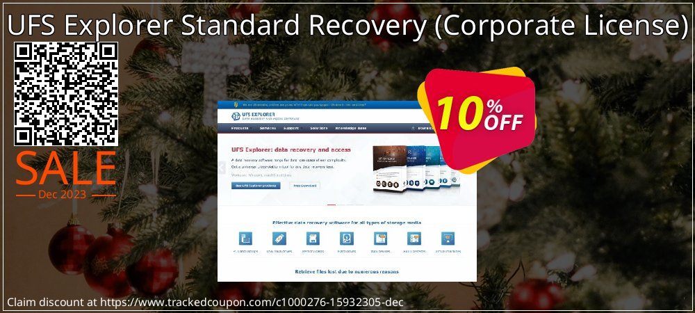 UFS Explorer Standard Recovery - Corporate License  coupon on National Walking Day deals