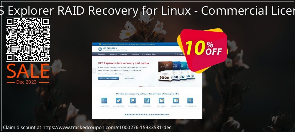 UFS Explorer RAID Recovery for Linux - Commercial License coupon on World Party Day promotions