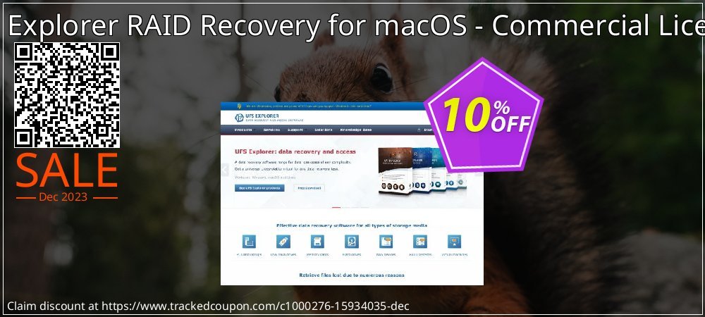 UFS Explorer RAID Recovery for macOS - Commercial License coupon on National Walking Day discount