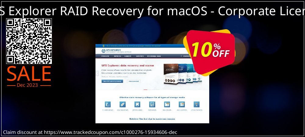 UFS Explorer RAID Recovery for macOS - Corporate License coupon on Palm Sunday super sale