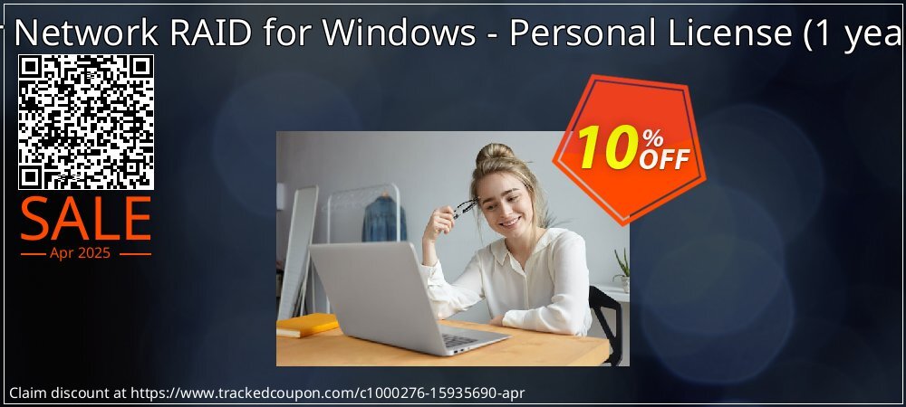 UFS Explorer Network RAID for Windows - Personal License - 1 year of updates  coupon on National Walking Day offer