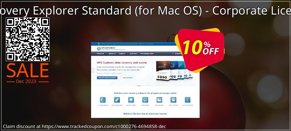 Recovery Explorer Standard - for Mac OS - Corporate License coupon on Virtual Vacation Day discounts