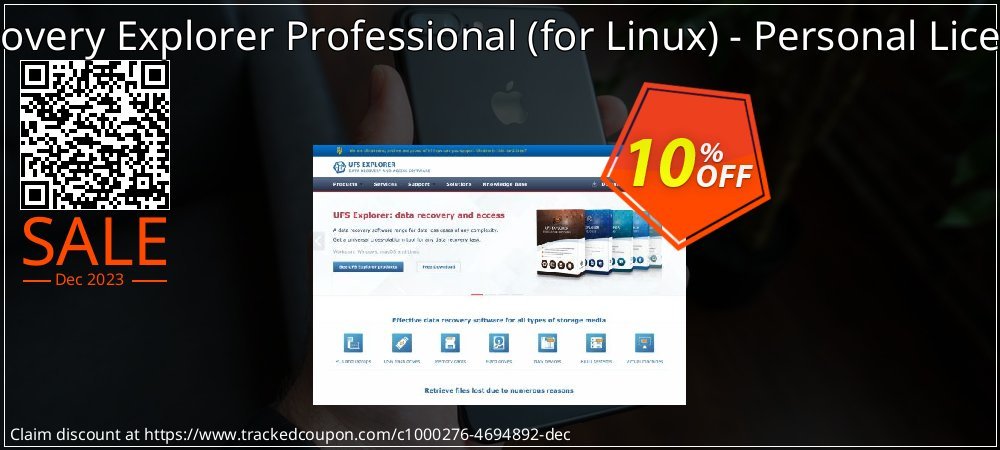 Recovery Explorer Professional - for Linux - Personal License coupon on April Fools' Day super sale