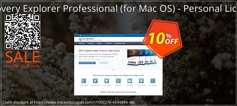 Recovery Explorer Professional - for Mac OS - Personal License coupon on Tell a Lie Day promotions